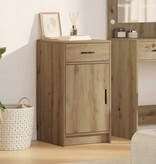 VidaXL Dressoir artisanaal eikenkleurig 40 x 40,5 x 75 cm Bewerkt hout