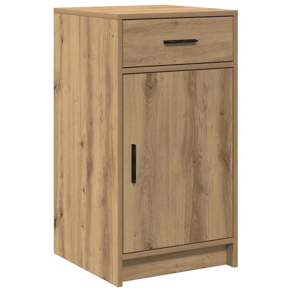 VidaXL Dressoir artisanaal eikenkleurig 40 x 40,5 x 75 cm Bewerkt hout