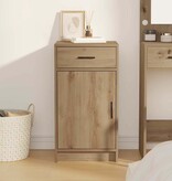 VidaXL Dressoir artisanaal eikenkleurig 40 x 40,5 x 75 cm Bewerkt hout