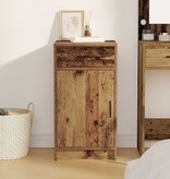 VidaXL Dressoir met lade Oud hout 40 x 40,5 x 75 cm Bewerkt hout