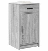VidaXL Dressoir met lade Grijs sonoma 40 x 40,5 x 75 cm Bewerkt hout