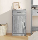 VidaXL Dressoir met lade Grijs sonoma 40 x 40,5 x 75 cm Bewerkt hout