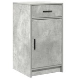 VidaXL Dressoir met lade Betongrijs 40 x 40,5 x 75 cm Bewerkt hout