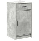 VidaXL Dressoir met lade Betongrijs 40 x 40,5 x 75 cm Bewerkt hout