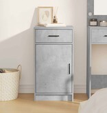 VidaXL Dressoir met lade Betongrijs 40 x 40,5 x 75 cm Bewerkt hout