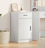 VidaXL Dressoir met lade Wit 40 x 40,5 x 75 cm Bewerkt hout