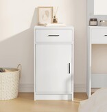 VidaXL Dressoir met lade Wit 40 x 40,5 x 75 cm Bewerkt hout