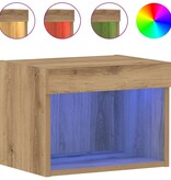 VidaXL Tv-meubelset 2 pcs Artisan Eiken 40 x 30 x 30 cm Bewerkt hout