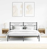 VidaXL Tv-meubelset 2 pcs Artisan Eiken 40 x 30 x 30 cm Bewerkt hout