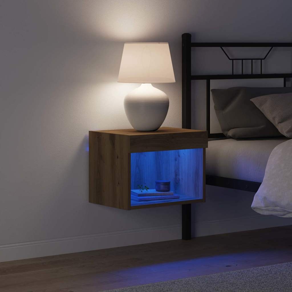 VidaXL Tv-meubelset Artisan Eiken 40 x 30 x 30 cm Bewerkt hout