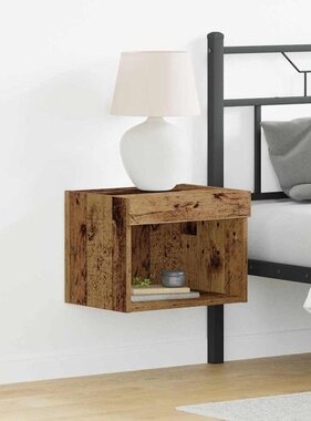 VidaXL Tv-meubelset 2 pcs Oud Hout 40 x 30 x 30 cm Bewerkt hout