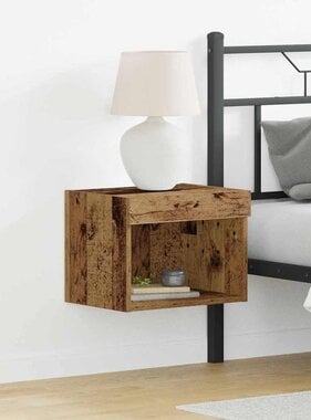 VidaXL Tv-meubelset Oud Hout 40 x 30 x 30 cm Bewerkt hout