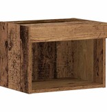 VidaXL Tv-meubelset Oud Hout 40 x 30 x 30 cm Bewerkt hout