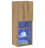 VidaXL Tv-meubelset Artisan Eiken 40,5 x 30 x 102 cm Bewerkt hout