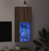 VidaXL Tv-meubelset Artisan Eiken 40,5 x 30 x 102 cm Bewerkt hout