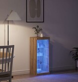 VidaXL Dressoir artisanaal eikenkleurig 41 x 37 x 100 cm Bewerkt hout