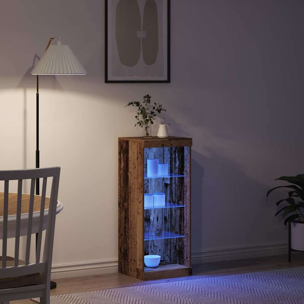 VidaXL Dressoir Oud hout 41 x 37 x 100 cm Bewerkt hout