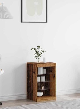 VidaXL Dressoir Oud hout 41 x 37 x 67 cm Bewerkt hout