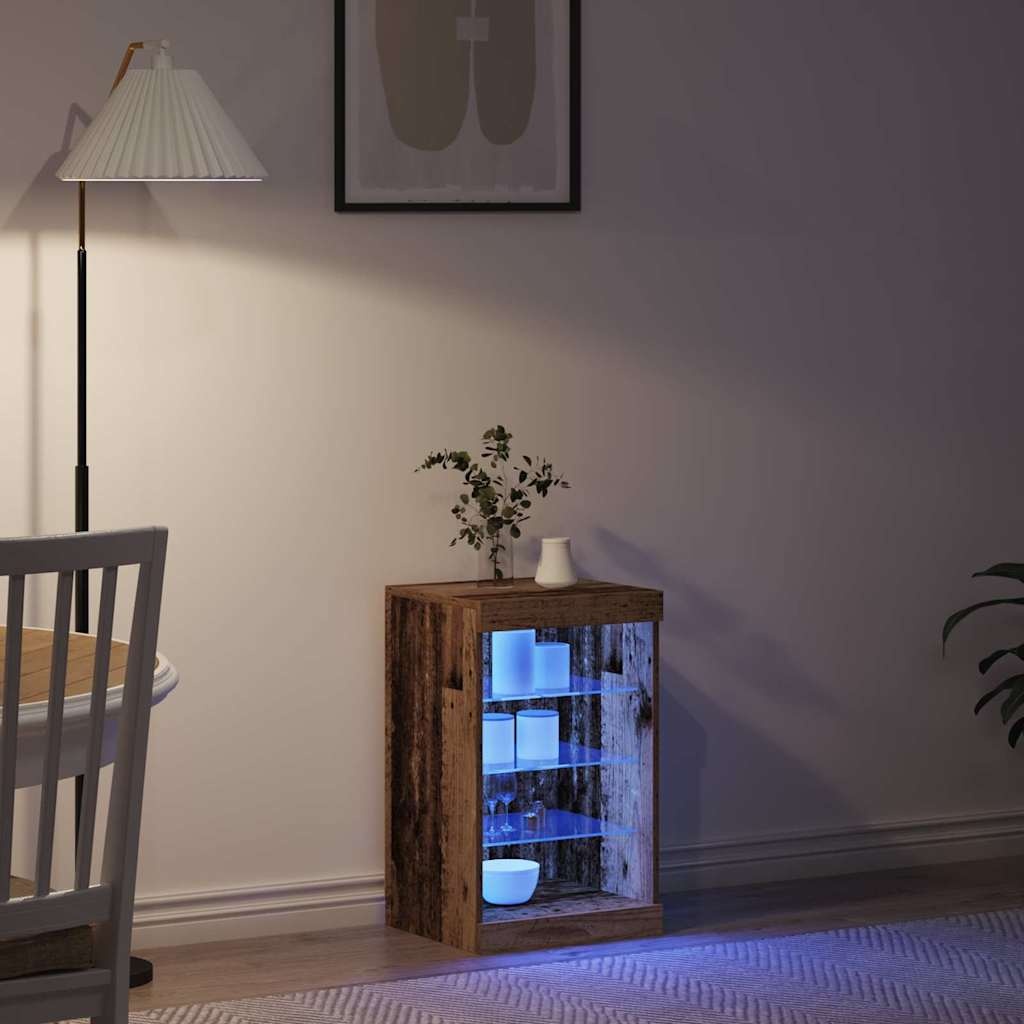 VidaXL Dressoir Oud hout 41 x 37 x 67 cm Bewerkt hout