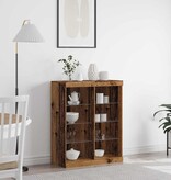 VidaXL Dressoir Oud hout 41 x 37 x 100 cm Bewerkt hout
