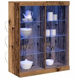 VidaXL Dressoir Oud hout 41 x 37 x 100 cm Bewerkt hout