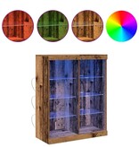 VidaXL Dressoir Oud hout 41 x 37 x 100 cm Bewerkt hout