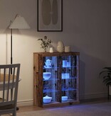 VidaXL Dressoir Oud hout 41 x 37 x 100 cm Bewerkt hout