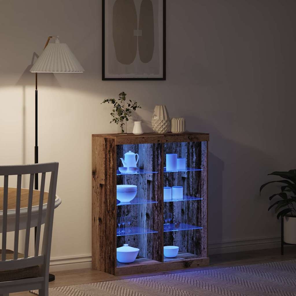 VidaXL Dressoir Oud hout 41 x 37 x 100 cm Bewerkt hout