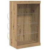 VidaXL Dressoir artisanaal eikenkleurig 60.5 x 37 x 100 cm