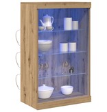 VidaXL Dressoir artisanaal eikenkleurig 60.5 x 37 x 100 cm