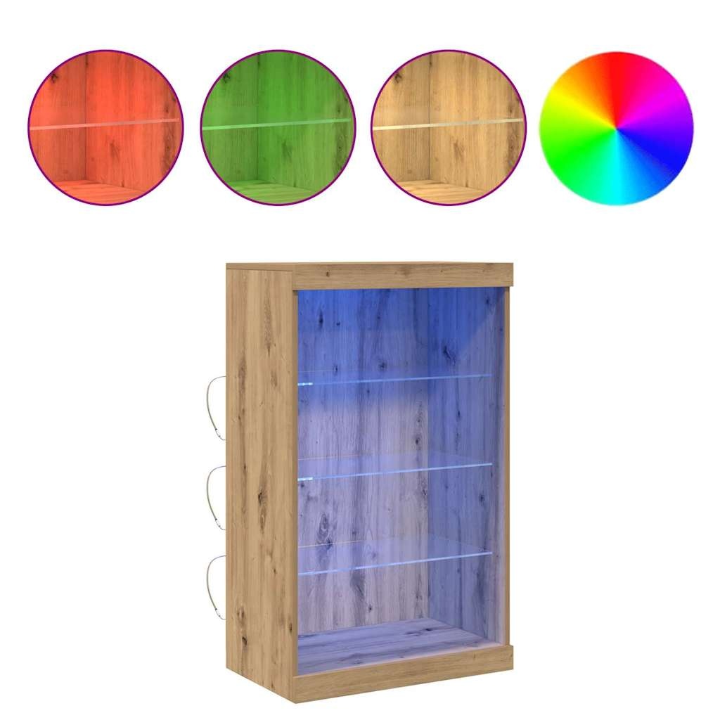 VidaXL Dressoir artisanaal eikenkleurig 60.5 x 37 x 100 cm