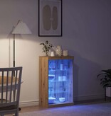 VidaXL Dressoir artisanaal eikenkleurig 60.5 x 37 x 100 cm