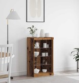 VidaXL Dressoir Oud hout 60.5 x 37 x 100 cm Bewerkt hout