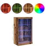 VidaXL Dressoir Oud hout 60.5 x 37 x 100 cm Bewerkt hout