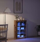 VidaXL Dressoir Oud hout 60.5 x 37 x 100 cm Bewerkt hout