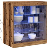 VidaXL Dressoir Oud hout 60.5 x 37 x 67 cm Bewerkt hout