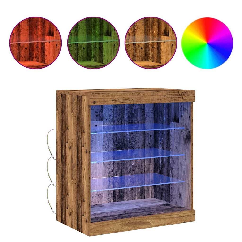 VidaXL Dressoir Oud hout 60.5 x 37 x 67 cm Bewerkt hout