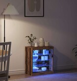 VidaXL Dressoir Oud hout 60.5 x 37 x 67 cm Bewerkt hout