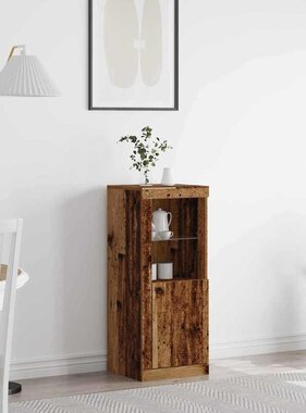 VidaXL Dressoir Oud hout 41 x 37 x 100 cm Bewerkt hout