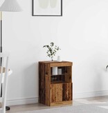 VidaXL Dressoir Oud hout 41 x 37 x 67 cm Bewerkt hout