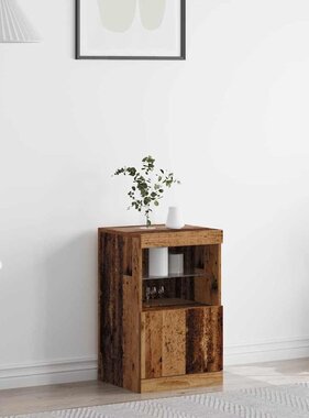 VidaXL Dressoir Oud hout 41 x 37 x 67 cm Bewerkt hout