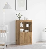 VidaXL Dressoir Bruin 60 x 37 x 100 cm Bewerkt hout