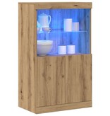 VidaXL Dressoir Bruin 60 x 37 x 100 cm Bewerkt hout