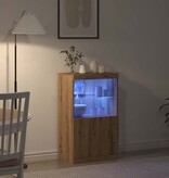 VidaXL Dressoir Bruin 60 x 37 x 100 cm Bewerkt hout