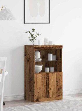 VidaXL Dressoir Bruin 60 x 37 x 100 cm Bewerkt hout