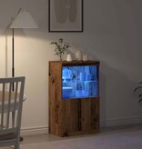 VidaXL Dressoir Bruin 60 x 37 x 100 cm Bewerkt hout