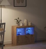 VidaXL Dressoir Bruin 81 x 37 x 67 cm Bewerkt hout