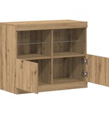 VidaXL Dressoir Bruin 81 x 37 x 67 cm Bewerkt hout