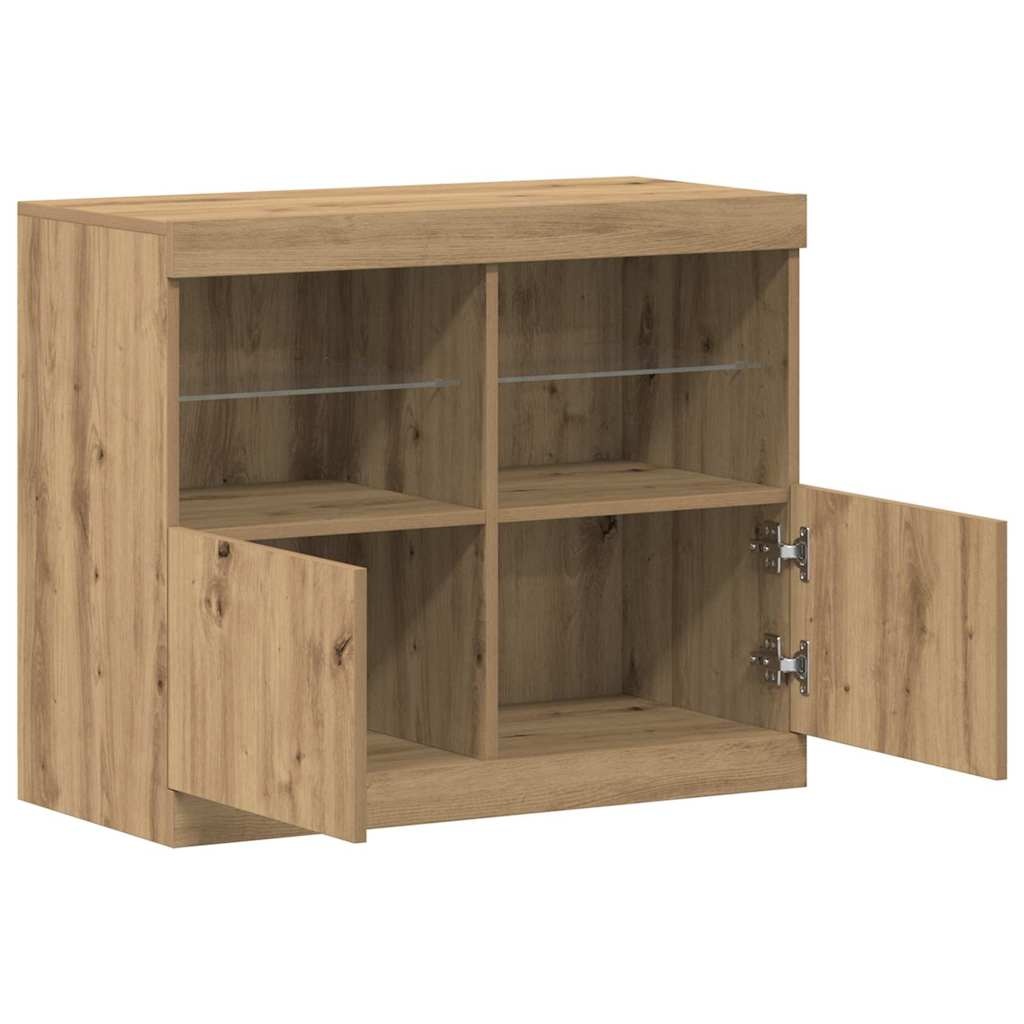 VidaXL Dressoir Bruin 81 x 37 x 67 cm Bewerkt hout