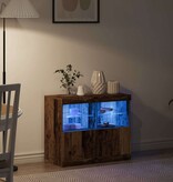 VidaXL Dressoir Bruin 81 x 37 x 67 cm Bewerkt hout